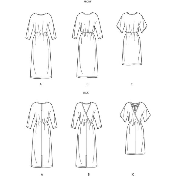 Simplicity Sewing Pattern S9010 Dress Misses Size 14-22 - Picture 3 of 5